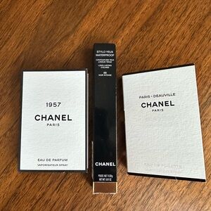 CHANEL Luxury Fragrance Beauty Lot – Les Eaux, Paris-Deauville, 1957 + Eyeliner